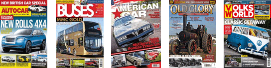 Motoring magazines of every type!