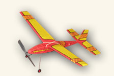 Building Plans for sport powered free flight model aircraft