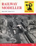 Front cover of Railway Modeller Magazine, March 1964 Issue