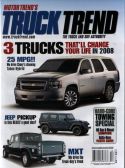Click here to view Truck Trend Magazine, November - December 2007 Issue