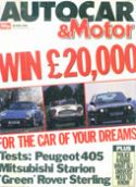 Click here to view Autocar Magazine, 28th June 1989
