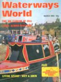 Front cover of Waterways World Magazine, March 1985 Issue