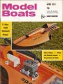 Front cover of Model Boats Magazine, April 1973 Iue