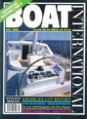 Front cover of Boat International Magazine, July 1992 Issue
