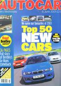 Click here to view Autocar Magazine, 6th June 2001 Issue