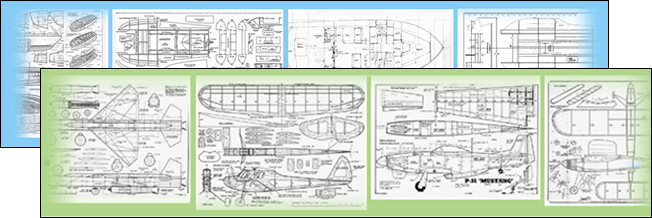 Model Boat and Aircraft Full Size Building Plans
